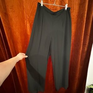 Black Wide-Leg Pants